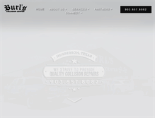 Tablet Screenshot of burlscollision.com